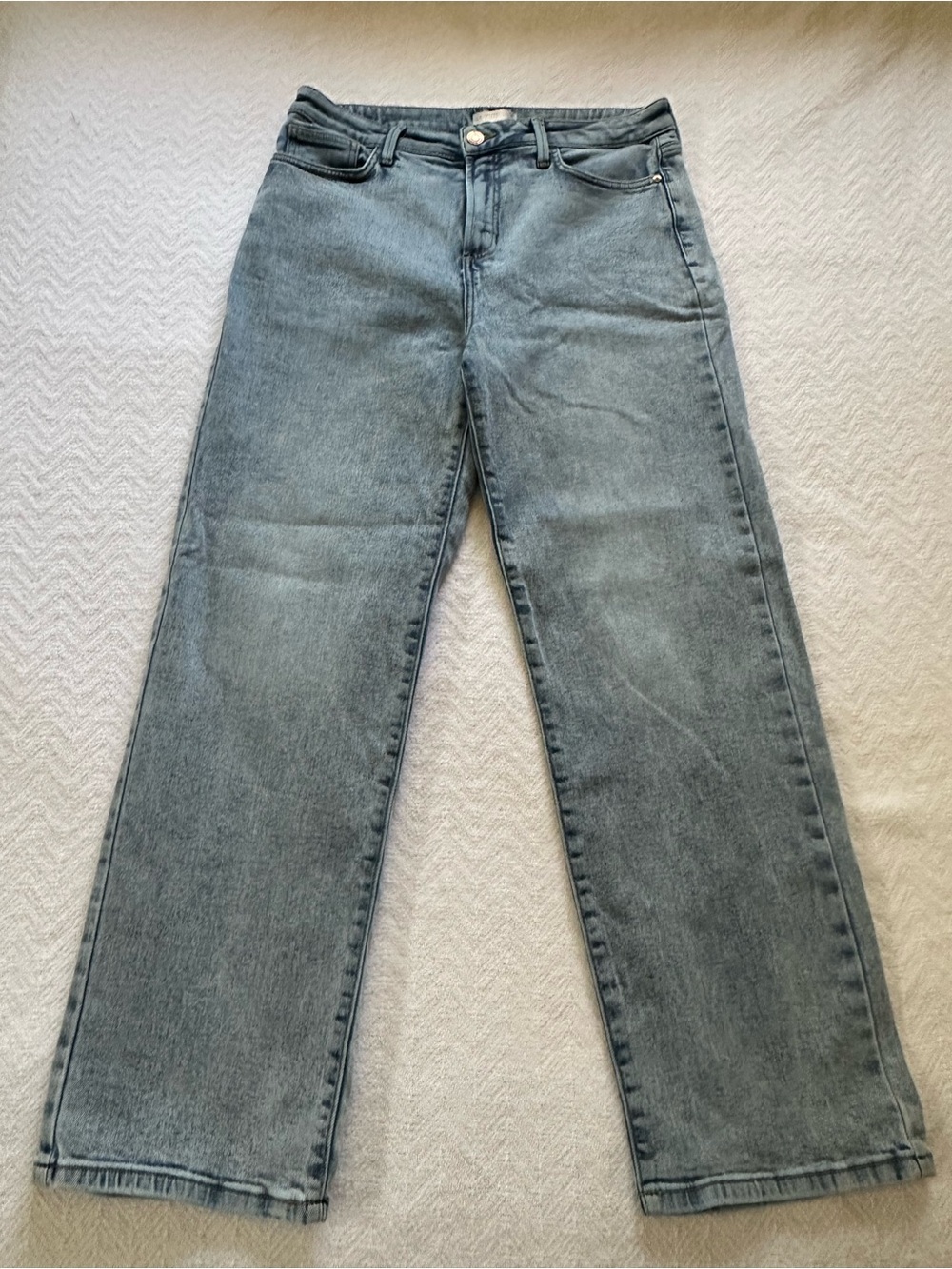LC Lauren Conrad Light Blue straight wide leg Denim Jeans